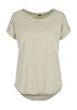 Build Your Brand Women's long slub tee