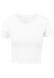 Build Your Brand Women's cropped tee