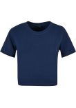 Build Your Brand Women's cropped tee