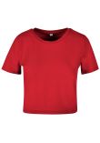 Build Your Brand Women's cropped tee