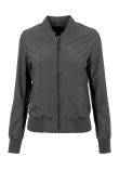 Build Your Brand Women's nylon bomber jacket