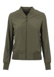 Build Your Brand Women's nylon bomber jacket