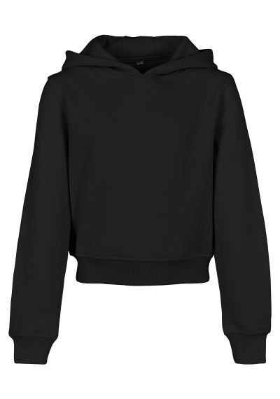 Build Your Brand Girls cropped sweat hoodie