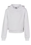 Build Your Brand Girls cropped sweat hoodie