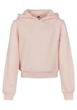 Build Your Brand Girls cropped sweat hoodie