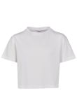 Build Your Brand Girls cropped Jersey tee