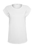 Build Your Brand Women's organic extended shoulder tee