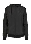Build Your Brand Women's recycled windrunner