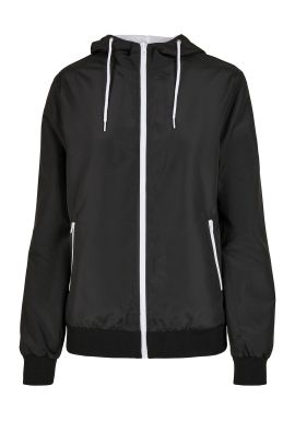Build Your Brand Women's recycled windrunner