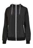 Build Your Brand Women's recycled windrunner