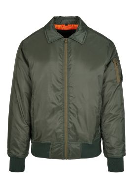 Build Your Brand Collar bomber jacket