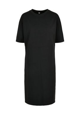 Build Your Brand Women's organic oversizes slit tee dress