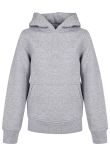 Build Your Brand Organic kids basic hoodie