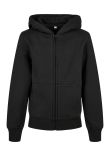 Build Your Brand Organic kids basic zip hoodie