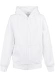 Build Your Brand Organic kids basic zip hoodie