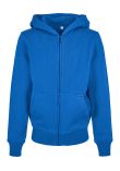 Build Your Brand Organic kids basic zip hoodie