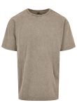 Build Your Brand Acid washed heavy oversized tee