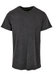 Build Your Brand Acid washed round neck tee