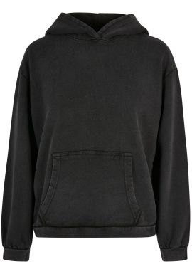 Build Your Brand Women's acid washed oversized hoodie