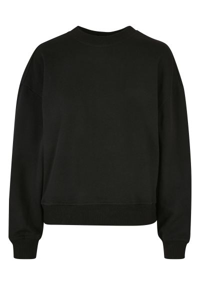 Build Your Brand Womens oversized crew neck sweatshirt