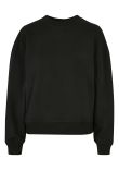 Build Your Brand Womens oversized crew neck sweatshirt