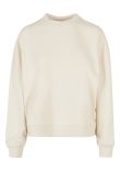 Build Your Brand Womens oversized crew neck sweatshirt