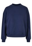 Build Your Brand Womens oversized crew neck sweatshirt