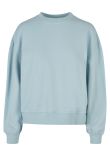 Build Your Brand Womens oversized crew neck sweatshirt