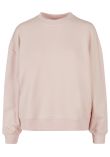 Build Your Brand Womens oversized crew neck sweatshirt
