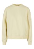Build Your Brand Womens oversized crew neck sweatshirt