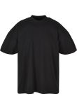 Build Your Brand Oversized mock neck tee