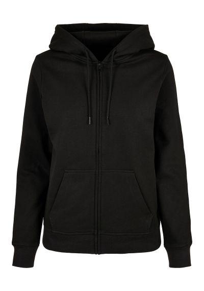 Build Your Brand Basic Womens basic zip hoodie