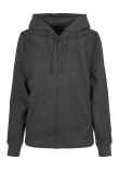 Build Your Brand Basic Womens basic zip hoodie