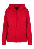 Build Your Brand Basic Womens basic zip hoodie