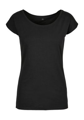 Build Your Brand Basic Women's wide neck tee