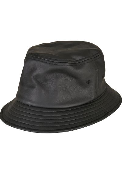 Flexfit by Yupoong Imitation leather bucket hat (5003IL)