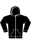 Build Your Brand Vintage heavy zip hoodie