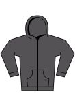 Build Your Brand Vintage heavy zip hoodie