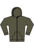 Build Your Brand Vintage heavy zip hoodie