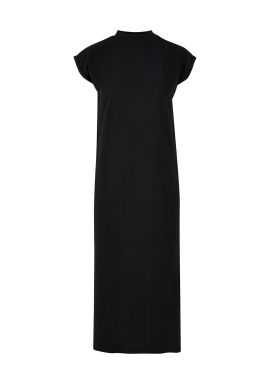 Build Your Brand Womens long extended shoulder dress