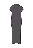 Build Your Brand Womens vintage long dress