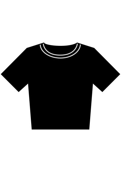 Build Your Brand Womens vintage cropped tee