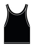 Build Your Brand Womens stretch Jersey short slim top