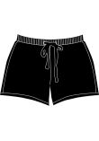 Build Your Brand Basic Womens basic sweat shorts