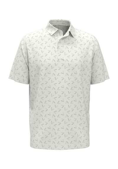 Callaway All-over large chev printed polo