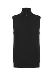 Henbury Sleeveless zip-through jumper