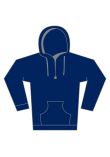 Kustom Kit Regular fit piqu hoodie with zipped pocket