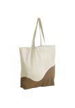 Westford Mill Organic cotton wave print maxi tote