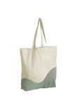 Westford Mill Organic cotton wave print maxi tote