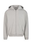 Build Your Brand Fluffy zip hoodie